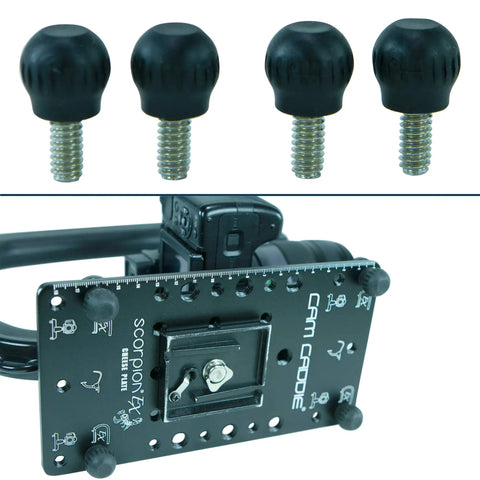 Hassle Free Setup Backpack Ready Low Profile Cheese Plate Mount For Seamless Camera Rigging Compact Flat Tripod Adapter For Dslr Mirrorless Action Cam Creators On The Go, showing thread screws and a cheese plate.