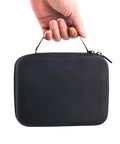 Rugged Hard EVA Carrying Case For Borescope Endoscope Camera Fits MugEasy Daxiongmao DEPSTECH, Storage Organizer For Lens Industrial Endoscopes Waterproof Dustproof Shockproof Case Holds 5M To 10M Cables black zip case with hand strap