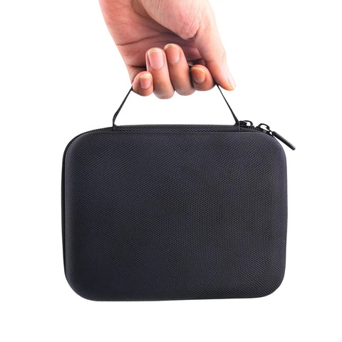 Rugged Hard EVA Carrying Case For Borescope Endoscope Camera Fits MugEasy Daxiongmao DEPSTECH, Storage Organizer For Lens Industrial Endoscopes Waterproof Dustproof Shockproof Case Holds 5M To 10M Cables black zip case with hand strap
