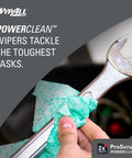 Heavy Duty Wet Towels ProScrub Dual Action Cleaning Wipes 9.5 By 12 Inches Large Wipes with wrench in cleaning use