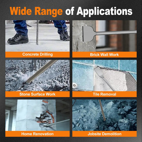 Heavy-Duty SDS Plus To SDS Max Adapter Badass Premium Alloy Steel Power Tool Converter for concrete drilling applications