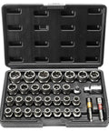 33-Piece Bolt Extractor And Nut Remover Set For Removing Damaged Rusted Bolts And Screws, Fits 6mm To 10mm, in storage case