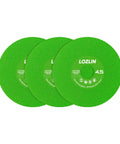 Heavy Duty 4.5 Inch Diamond Blades, 3 Pack Angle Grinder Discs on white background for cutting ceramic tile and glass.