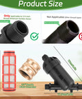 Three Quarters Inch Drip Irrigation Y Filter With 120 Mesh Stainless Screen Inline Filter For Garden Hose GHT Male Thread