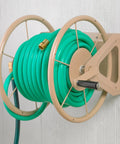 Built Tough Heavy Duty Steel Garden Hose Reel Wall And Floor Mount, 200 Ft Capacity Of 5/8 Inch Hose, Industrial Grade
