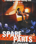 Spare Parts DVD cover with film scenes and reviews; PAL Region 2 Non US Format With Multi Region Playback Slovenian And English Audio
