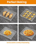 Cooking various foods on Heavy Duty Stainless Steel Air Fryer Basket Replacement Trays Compatible With Foodi XL Oven DT201 DT251