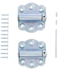 Adjustable Self-Closing Door Hinges for Storm and Screen Doors 2-3/4 Inch Zinc Plated V650ZP with screws and tool