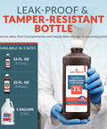 Hydrogen Peroxide 32 Oz First Aid Antiseptic And Multipurpose Cleaner 3 Percent USP For Minor Cuts Scrapes Insect Bites And Skin Irritations Perfect For Home Use And Everyday DIY First Aid, brown 32 oz bottle