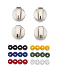 Stainless Steel Range Knob Kit Fits Most Gas And Electric Ranges With Adapters Four Knobs Included Replaces Damaged Or Worn Knobs