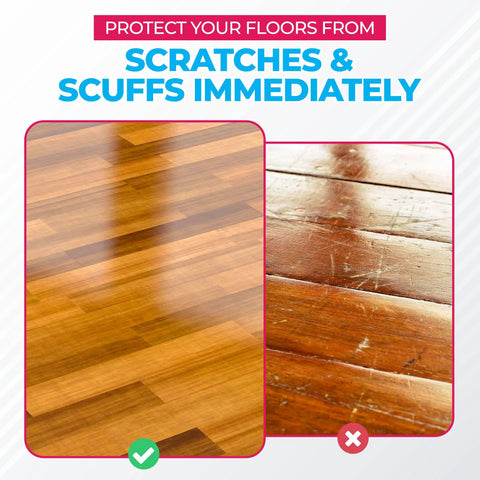 Round Anti Slip Furniture Pads Set Of Four Heavy Duty Non Skid Couch Grippers For Hardwood Floors And Carpets American Made Slam Dunk Furniture Shields maintaining hardwood floors with a non-scratched surface.