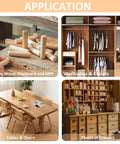 Beefy Beechwood Dowel Pins For Woodworking 200 Pcs Fluted Dowels Quarter Inch By One And A Quarter Inch Hardwood Craft Pegs shown in furniture applications.