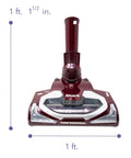Genuine Shark Rotator Motorized Floor Nozzle Attachment For Lift Away Upright Vacuums Nv650 Nv750 Nv752 Nv652 Replacement Part 1278FC652 OEM Quality Nozzle Cleaner Tool, front view with measurements.