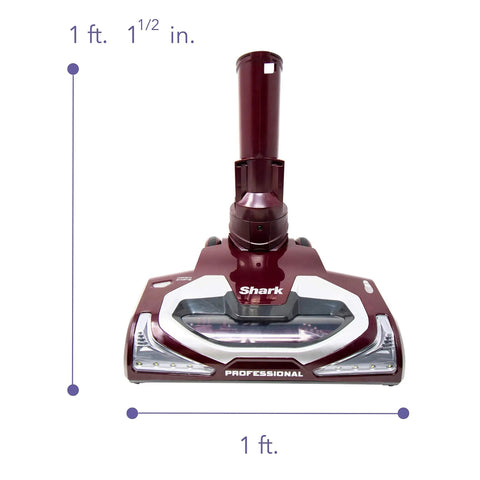 Genuine Shark Rotator Motorized Floor Nozzle Attachment For Lift Away Upright Vacuums Nv650 Nv750 Nv752 Nv652 Replacement Part 1278FC652 OEM Quality Nozzle Cleaner Tool, front view with measurements.