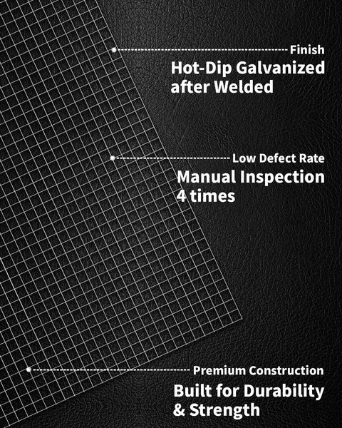 Heavy Duty Quarter Inch Hardware Cloth Welded Wire Mesh Roll 24 Foot By 50 Foot 23 Gauge Galvanized After Welding overlay