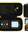 Hella Rugged Carrying Case For Laser Measure Tools Tight Storage Pouch Keeps Prexiso 215Ft And 230Ft Distance Meters Safe with elastic strap.