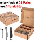 Bulk 25 Pairs Sintered Metal Disc Brake Pads For Ebikes With Installation Tools High Temp Resistant And Long Lasting Grip