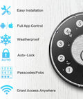 Keyless Deadbolt Smart Door Lock For Front Door With Code And Fob Access App Control Auto Lock Super Easy Install