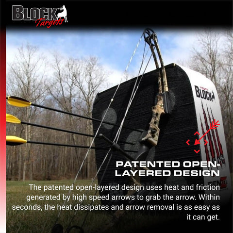 Open Archery Target for Youth 16 Inch With 40 Lb Draw Compatibility displayed in a natural setting.