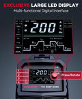Beast 7 In 1 TIG Welder AC DC 200A With Pulse For Aluminum Welding 110 Volt And 220 Volt Square Wave Triangular Digital Display