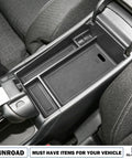 Center Console Organizer Tray For Honda HR-V 2023-2026 ABS Armrest Storage Box With Coin Holder Fits HR-V Sport Touring EX EX-L LX SE Black Finish Handy Car Interior Accessory For Better Organization