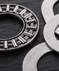 Heavy Duty 4 Set Compact Thrust Roller Bearing Kit With Carbon Steel Needle Washers 20mm Bore 35mm Outer Diameter 2mm Width Fits Lawn Tractor And Garden Mowers To Slash Vibration And Keep Moving Smooth Like Ice Cream On A Hot Summer Day For Real, close-up