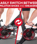 Dual Function Toe Cages For Peloton Pedals So You Can Roll In Sneakers Or Peloton Shoes And Switch Between Regular Shoes Cycling