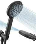 High Pressure Handheld Shower Head Kit With 4 Settings And Beast Mode Jet Water, 59 Inch Stainless Hose, Matte Black HM-001