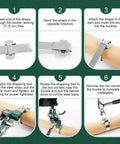 Step-by-step guide using the Stainless Steel Strapping Banding Kit With Ratchet Tensioner And Cutting Tool For Three Quarters Inch By One Hundred Feet Of 304 Stainless Steel Banding Includes 100 Buckles Hammer And Work Gloves For Heavy Duty Pallet Packaging.