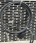 Power cord behind Top Shelf Heavy Duty Commercial Blast Freezer 241 Liter Capacity Stainless Steel Build Rapid Chill Down To Minus 39 Degrees.