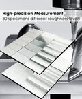 Pocket Size Surface Roughness Comparator Set With 30 Specimens Ra0.05 To 12.5mm Microfinish Gauge for lathe machining and manufacturing.