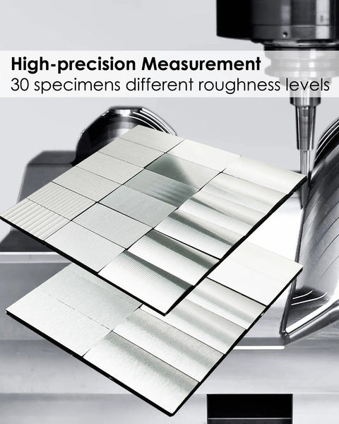 Pocket Size Surface Roughness Comparator Set With 30 Specimens Ra0.05 To 12.5mm Microfinish Gauge for lathe machining and manufacturing.