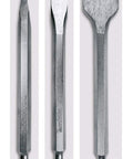 3 Piece SDS Plus Chisel And Point Bit Set For Rotary Hammers, Aggressive Concrete And Tile Demolition, Includes 10 Inch Chisels