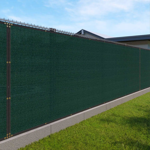 Privacy Fence Screen 6x50 Feet Heavy Duty Mesh For Outdoor Walls Backyards And Pool Decks Green Shade Cover Blocks Up To Ninety Percent Visibility