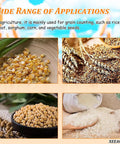 Image showcasing various grains like corn, wheat, and rice, highlighting the XeeaoFe Automatic Seed Counting Machine For Rice, Corn, Soybean & Wheat.