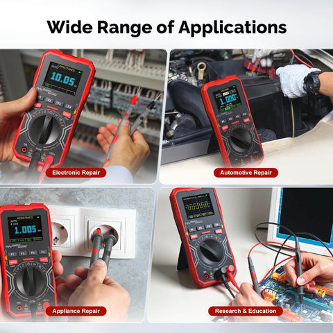 2 In 1 Handheld Oscilloscope And Multimeter Combo For Electronics DIY in use for various repair applications