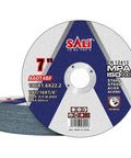 7 inch metal cutting discs shown, 25 Pack 7 Inch Metal Cutting Discs For Grinders Heavy Duty Cut Off Wheels 7 By 1 Sixteenth Inch By 7 Eighth Inch Aggressive Cutting For Iron Steel Stainless Fiberglass Plastic Compatible With Die Grinder Air Cut Off Tool And Electric Cut Off Tools