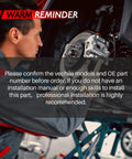 Hub bearing remover tool kit in use on a car’s wheel hub; fits most 5-, 6-, or 8-lug hubs.