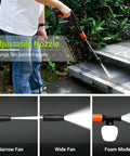 Person using Electric Pressure Washer 2300 PSI 1.6 GPM Portable Power Washer with Adjustable Spray Nozzle and Foam Cannon