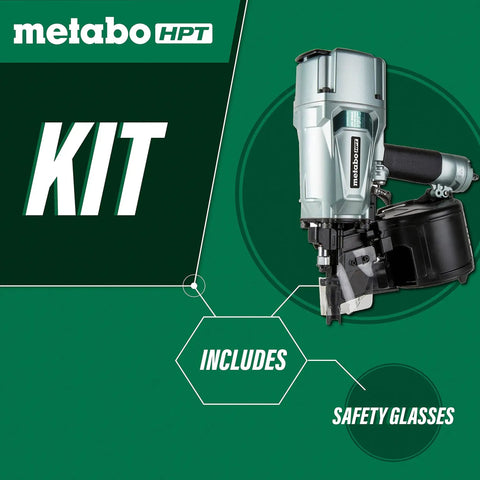 Coil Framing Nailer With 15 Degree Magazine Delivers Fast Driving For Two Inch To Three And One Quarter Inch Nails Lightweight