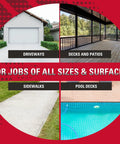 Universal 16.5 Inch Pressure Washer Surface Cleaner Stainless Steel For Gas And Electric Cold Water cleaning driveways patios