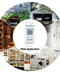 Wide application of New Generation Humidity Sensor Switch For In Wall Bathroom Fan Auto Manual Control With Air Moisture Detection