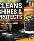 Interior Car Care Value Pack With 90 Count Wipes Including Auto Glass Cleaner Cleaning Wipes And Protectant Wipes In Three 30 Pack Canisters