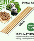 Smooth 16 Inch Round Bamboo Dowels Quarter Inch Diameter Natural Wood Sticks For Crafting Model Building Floral Arrangements And Diy Projects Bulk Pack Of 50.