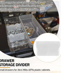 Plastic Width Drawer Dividers For Craft Cabinets And Small Drawers 20 Pieces Keep Tiny Parts Neat And Easy To Grab Model 40716