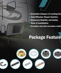 Power Landing Gear Repair Kit for 5th Wheel RV Lead Leg Replacement, Kit Parts and Package Features