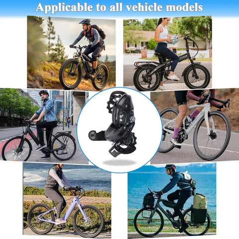 Image of Six Or Seven Speed Rear Derailleur Direct Mount For Hybrid Commuter Mountain And Road Bikes Universal Replacement