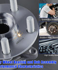 Close-up of Bolt-On Front Wheel Hub Bearing Assembly For Toyota Prius 2010-2017, Prius Plug-In 2012-2015, and Lexus CT200h 2011-2017