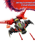 NINJAGO Ninja Combat Vehicle 3 In 1 Building Toy Set For Kids Ages 8 And Up Dragon Rising Build Kit With jet and 2 stud shooters
