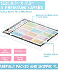 Image of Multiplication And Division Chart Poster Set Laminated Math Posters 1 Through 12 Kid Friendly Classroom Decor showing size and features.